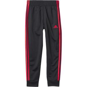 adidas Boys’ Iconic Tricot Jogger Training Pants(Black With Vivid Red)