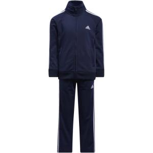 adidas Boys’ Tricot Jacket & Pant Clothing Set(Collegiate Navy)