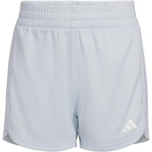 adidas Girls’ 3-Stripes Mesh Shorts(Halo Blue)