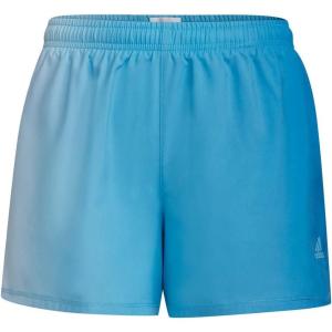 adidas Girls’ Elastic Waistband with Inner Drawcord Woven Athletic Shorts(Blue Rush)