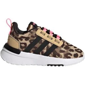 adidas Girls’ Racer TR21 Tennis Sneakers(Beam Pink/Core Black/Green)
