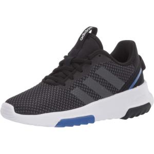 adidas Girls’ Racer TR21 Tennis Sneakers(Black/Grey/Royal Blue)