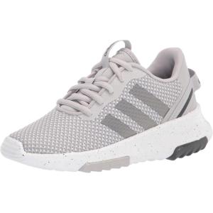 adidas Girls’ Racer TR21 Tennis Sneakers(Grey/Iron Metallic/Grey)