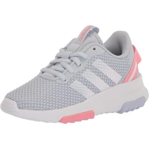 adidas Girls’ Racer TR21 Tennis Sneakers(Halo Blue/White/Super Pop)