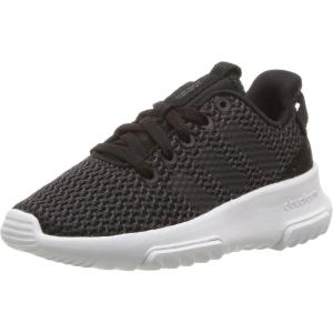 adidas Girls’ Racer TR21 Tennis Sneakers(Utility Black/Black/White)