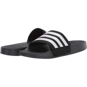 adidas Kids’ Adilette Shower Slide(Grey/White/Core Black)