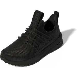 adidas Kids Boys Lite Racer Adapt 5.0 Slip On Sneakers Shoes Casual – Blue(Black/Black/Grey)