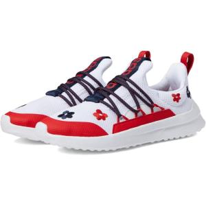 adidas Kids Boys Lite Racer Adapt 5.0 Slip On Sneakers Shoes Casual – Blue(Cloud White/Cloud White/Better Scarl)