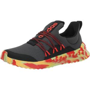 adidas Kids Boys Lite Racer Adapt 5.0 Slip On Sneakers Shoes Casual – Blue(Grey/Black/Bright Red)