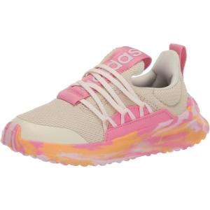 adidas Kids Boys Lite Racer Adapt 5.0 Slip On Sneakers Shoes Casual – Blue(Wonder White/Crystal Sand/Bliss Pink)