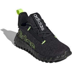 adidas Kids’ Kaptir 3.0 Sneakers(Black/Iron Metallic/Lucid Lemon)