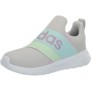 adidas Kids’ Lite Racer Adapt 6.0 Shoe(Grey/Bliss Lilac/Semi Flash Aqua)