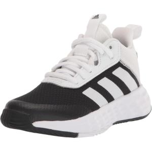 adidas Kids’ Own the Game 2.0 Basketball Shoe(Black/White/Black)