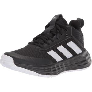 adidas Kids’ Own the Game 2.0 Basketball Shoe(Black/White/Carbon)
