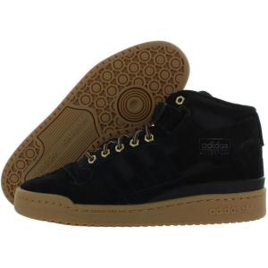adidas Men’s Forum Mid Sneaker(Black)