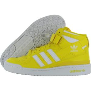 adidas Men’s Forum Mid Sneaker(Bright Yellow/Ghost White)