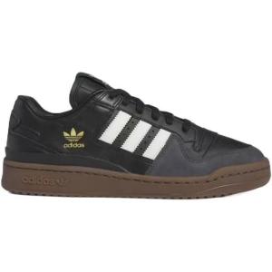 adidas Men’s Forum Mid Sneaker(Core Black/Ivory/Gum)