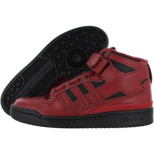 adidas Men’s Forum Mid Sneaker(Mystery Red/Core Black/Red)