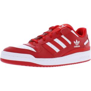 adidas Men’s Forum Mid Sneaker(Scarlet/Cloud White)