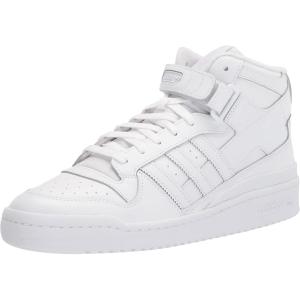 adidas Men’s Forum Mid Sneaker(White/White/White)