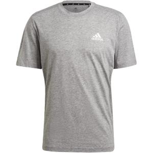 adidas Men’s Freelift Tee(Medium Grey Heather / White)