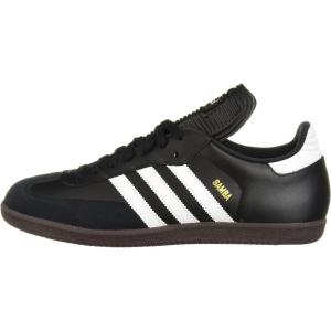 adidas Men’s Samba Classic Indoor Soccer Shoe(Black/White/Black(2002))