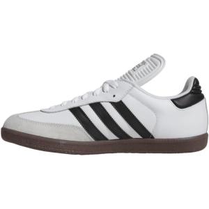 adidas Men’s Samba Classic Indoor Soccer Shoe(White/Black/White)