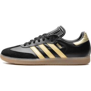 adidas Men’s Samba Soccer Shoe(Black/Gold)