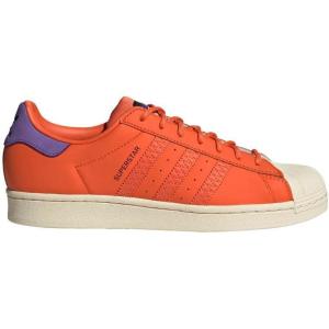 adidas Men’s Superstar Shoe(Semi Impact Orange/Craft Orange/Purple Rush)