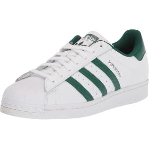adidas Men’s Superstar Shoe(White/Collegiate Green/White)