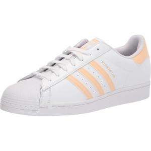 adidas Men’s Superstar Shoe(White/Glow Orange/Glow Pink)