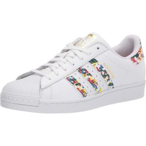 adidas Men’s Superstar Shoe(White/Gold Metallic (Heritage))