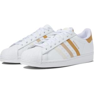 adidas Men’s Superstar Shoe(White/Golden Beige/Magic Beige)