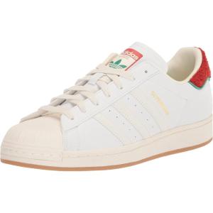 adidas Men’s Superstar Shoe(White/White/Court Green)