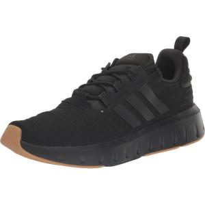 adidas Men’s Swift Run Legacy Sneaker(Black/Black/Gum)