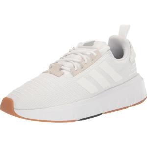 adidas Men’s Swift Run Legacy Sneaker(White/White/Black)