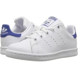 adidas Originals Infant Stan Smith Sneaker(White/White/Blue)