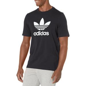 adidas Originals Men’s Adicolor Classics Trefoil T-Shirt(Black)