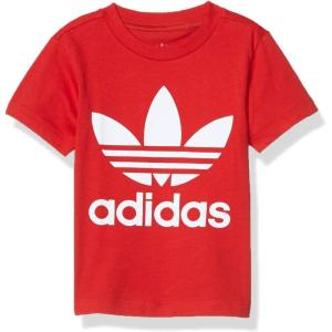 adidas Originals Men’s Adicolor Classics Trefoil T-Shirt(Lush Red/White)