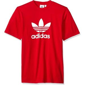 adidas Originals Men’s Adicolor Classics Trefoil T-Shirt(Scarlet/Scarlet)
