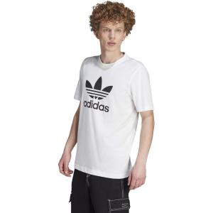 adidas Originals Men’s Adicolor Classics Trefoil T-Shirt(White/Black)