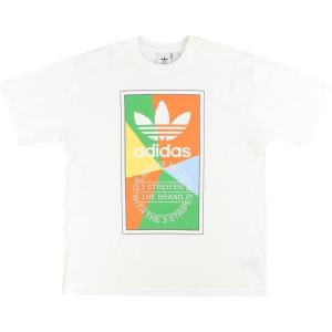 adidas Originals Men’s Adicolor Classics Trefoil T-Shirt(White-white)