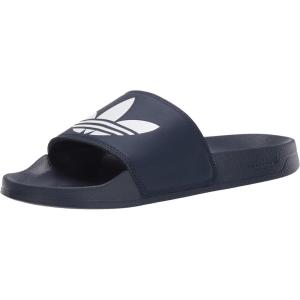 adidas Originals Men’s Adilette Lite Slide(Collegiate Navy/White/Collegiate Navy)