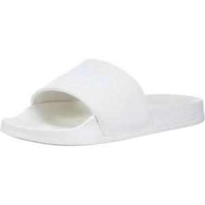 adidas Originals Men’s Adilette Lite Slide(Off-white/White/Off-white)