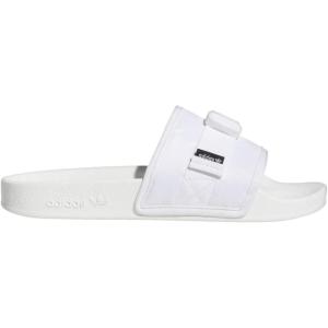 adidas Originals Men’s Adilette Lite Slide(White/White/Black)