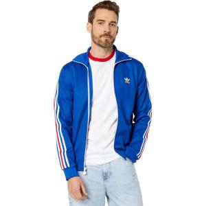 adidas Originals Men’s Beckenbauer Track Top(Team Royal Blue/Team Royal Blue/White/Team Power R)
