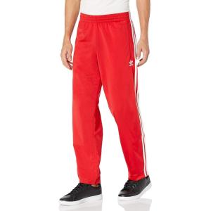 adidas Originals Men’s Firebird Track Pants(Scarlet/White)