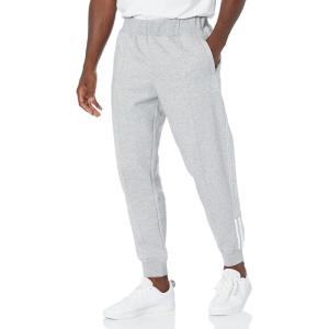 adidas Originals Men’s Fleece Superstar Track Pants(Medium Grey Heather/White)