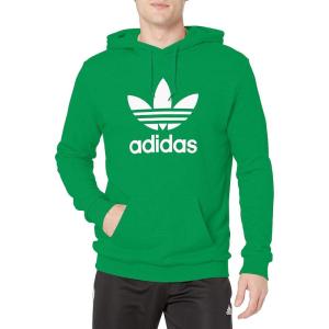 adidas Originals Men’s Graphics Trefoil Series Hoodie(Green/White)