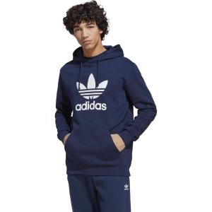 adidas Originals Men’s Graphics Trefoil Series Hoodie(Night Indigo)